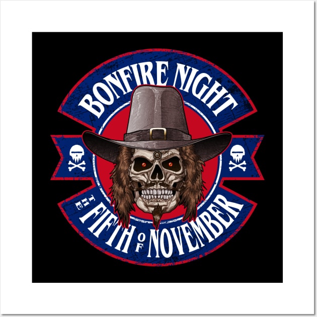 Bonfire Night, The Fifth of November Wall Art by HEJK81